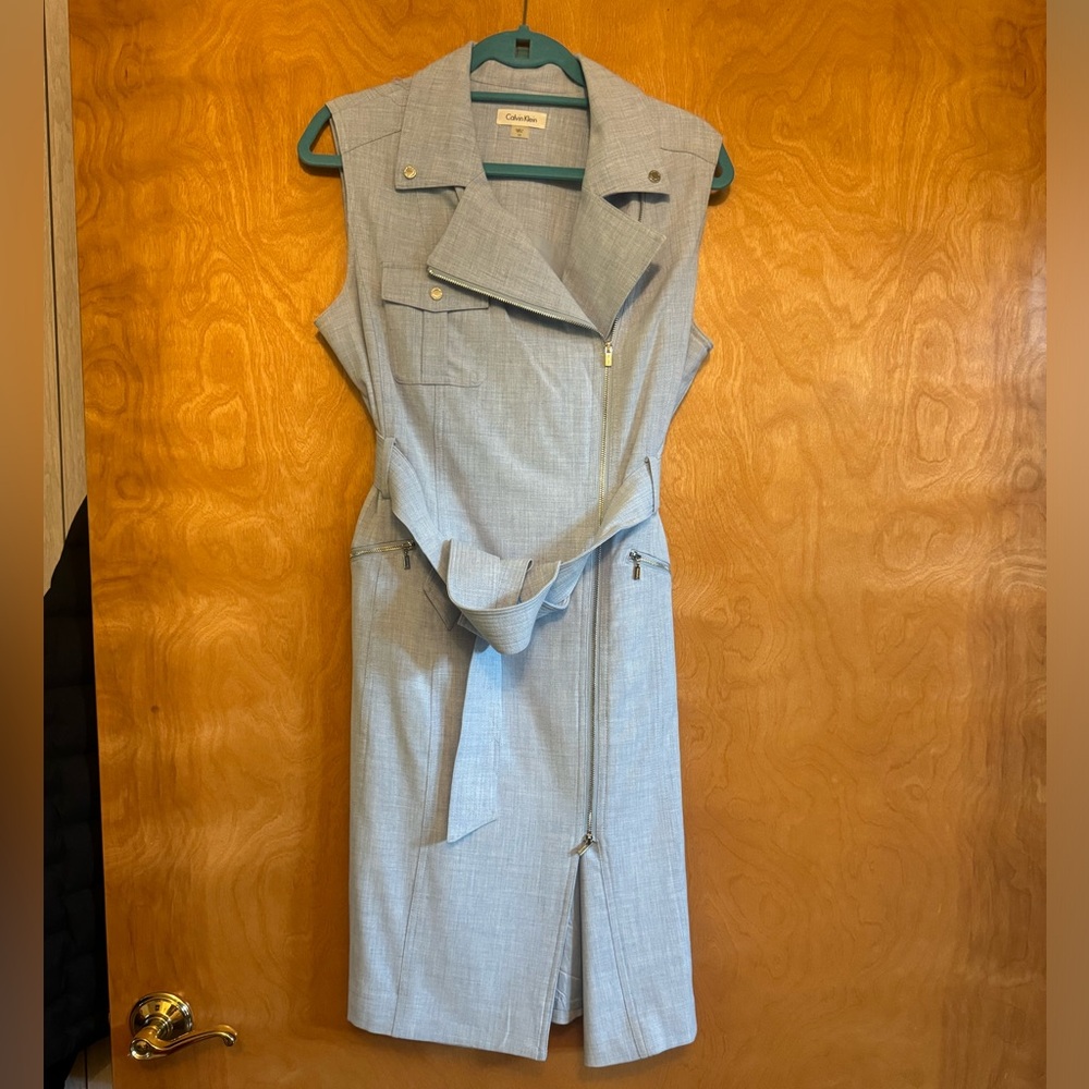 Sky blue Calvin Klein dress